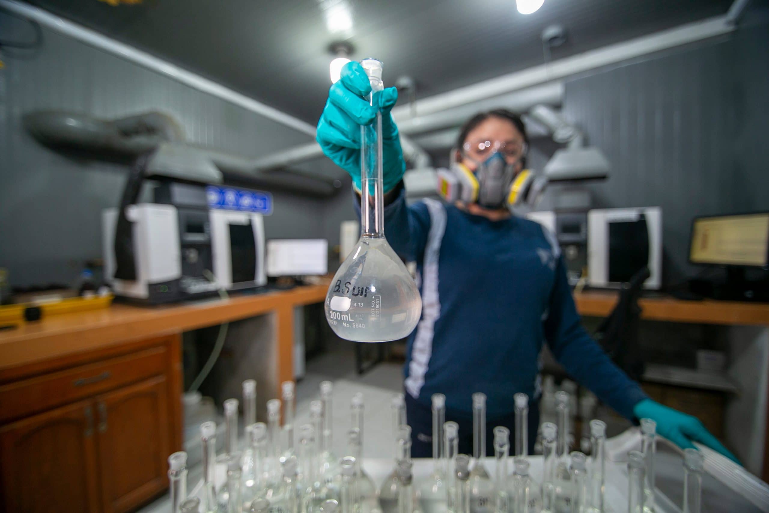 Pan American Silver Scientist at Work